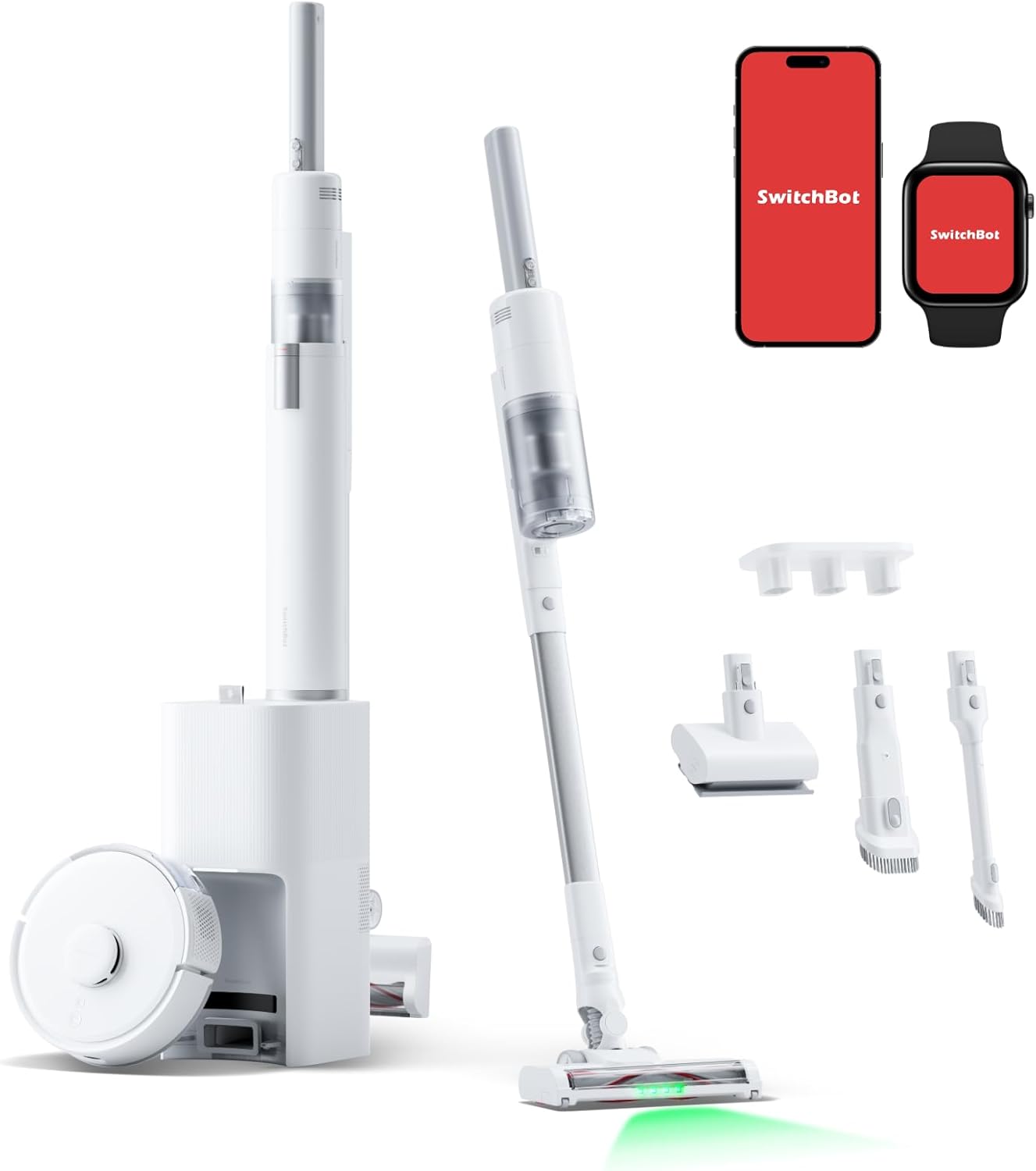 【コードレスロボット掃除機】SwitchBot K10+ProCombo - 20000Pa静音・自動ゴミ収集・軽量