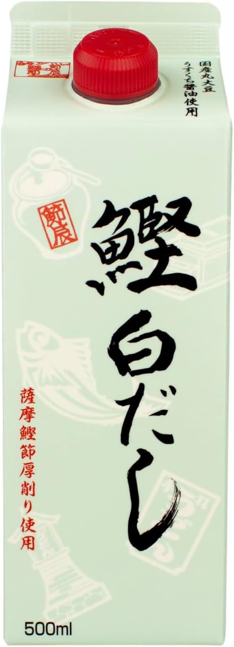 だし 鰹白だし 500ml 化学調味料・保存料無添加