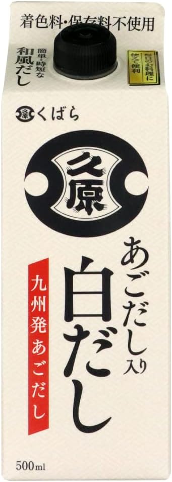 あごだし入り白だし 500ml - 久原醤油