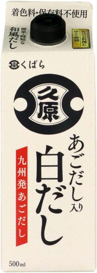 あごだし入り白だし 500ml - 久原醤油