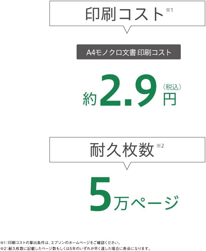 ビジネス向けエプソンA4モノクロインクジェットプリンター PX-S155