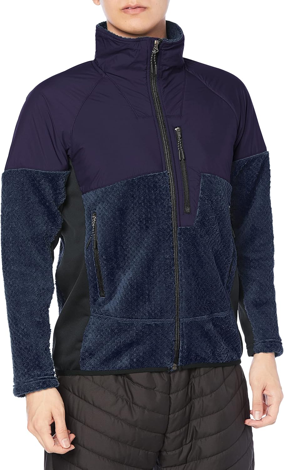 ポーラテックハイロフト メンズアウトドアジャケット トレッキング用 軽量保温