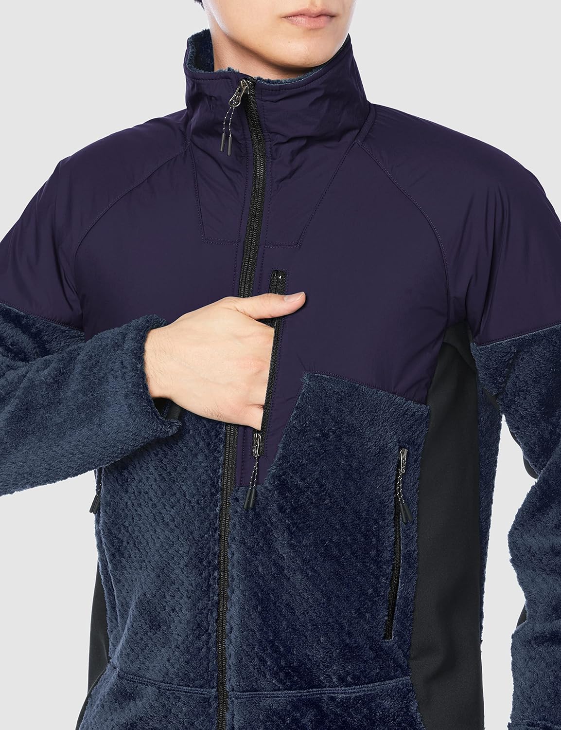 ポーラテックハイロフト メンズアウトドアジャケット トレッキング用 軽量保温