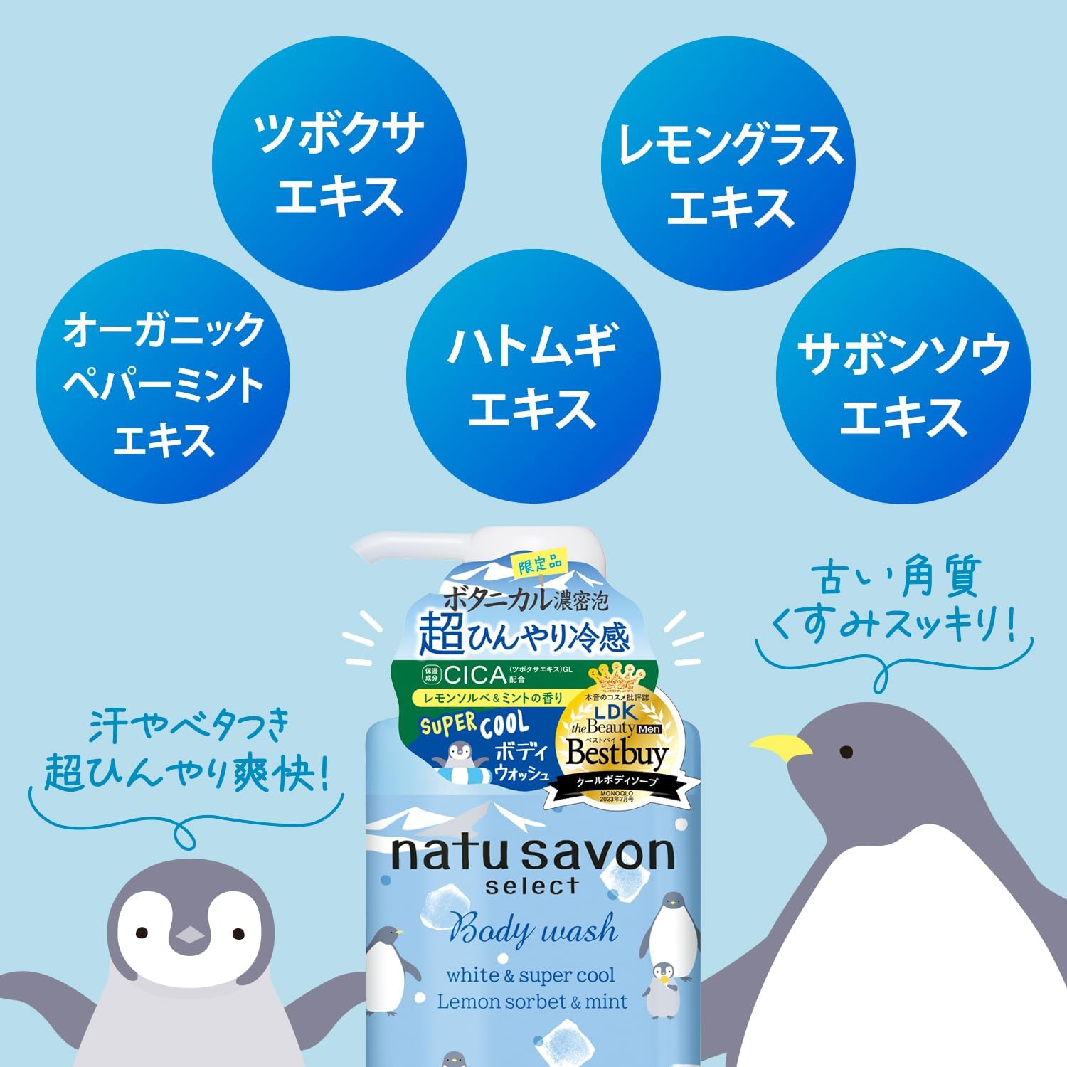 ホワイトボディウォッシュ スーパークール 480mL