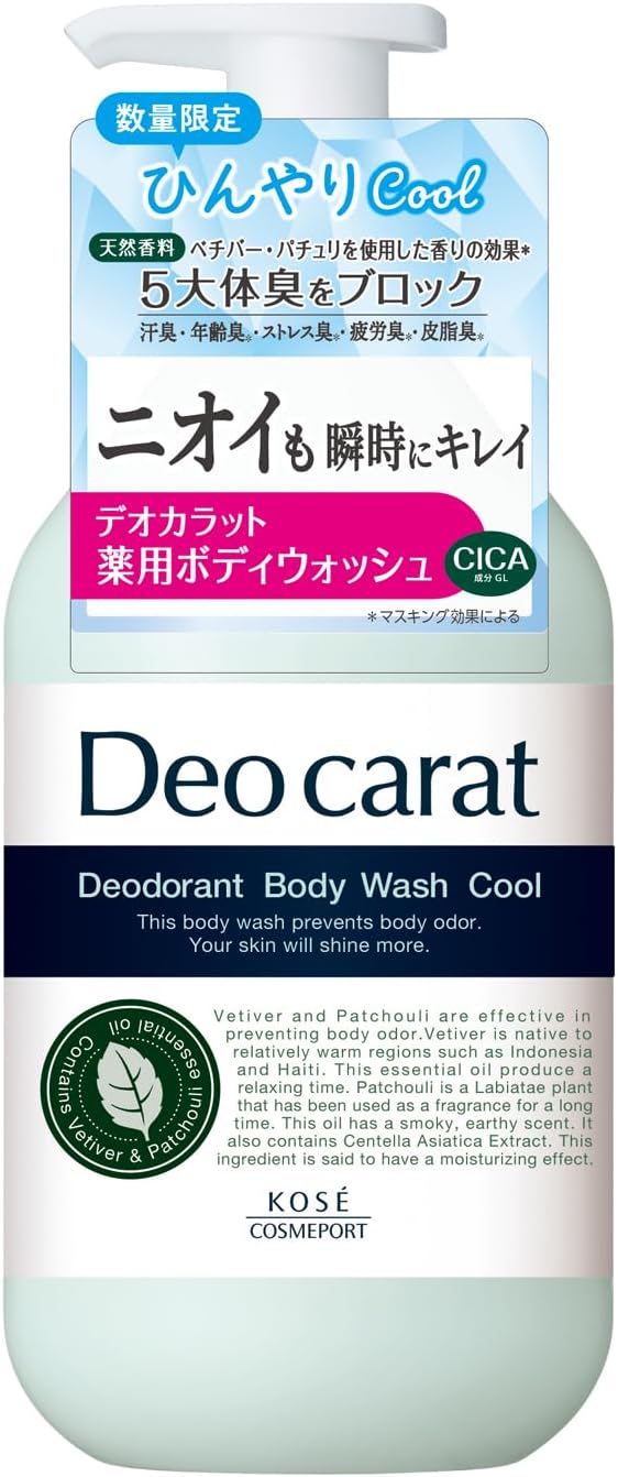 薬用ボディウォッシュ クール【医薬部外品】デオカラット 450mL