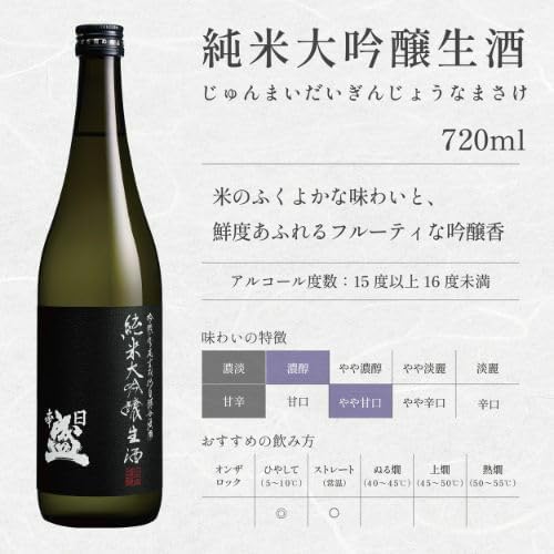 純米大吟醸生酒 720ml×6本セット