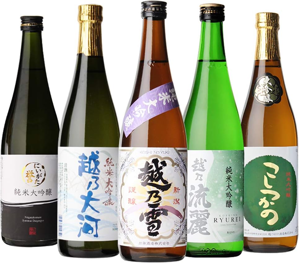 純米大吟醸飲み比べセット（720ml×5本）新潟産ギフト