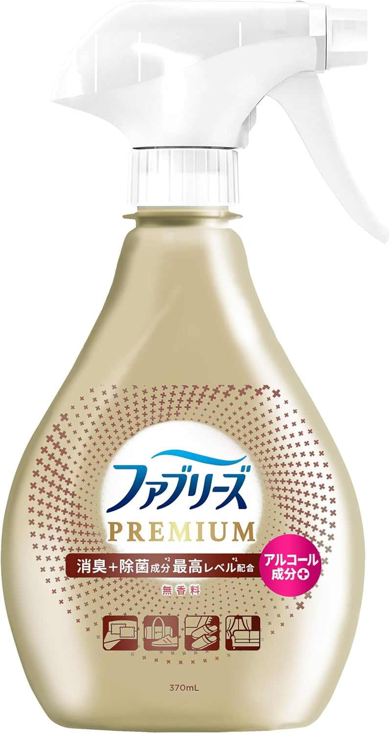 消臭スプレー PREMIUM 無香料 370mL 衣類・布製品用 消臭＋除菌成分配合