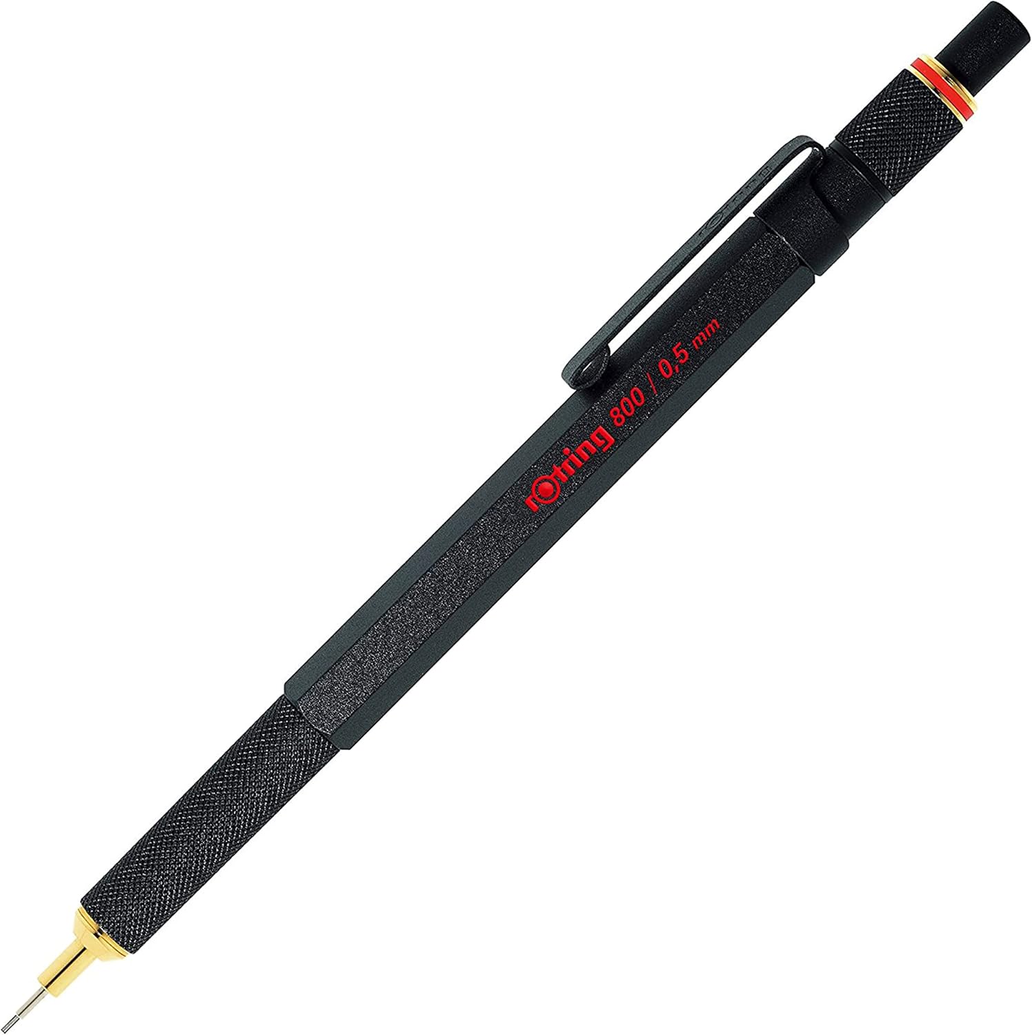 ロットリング800 ブラック シャープペンシル 0.5mm 回転ノックタイプ