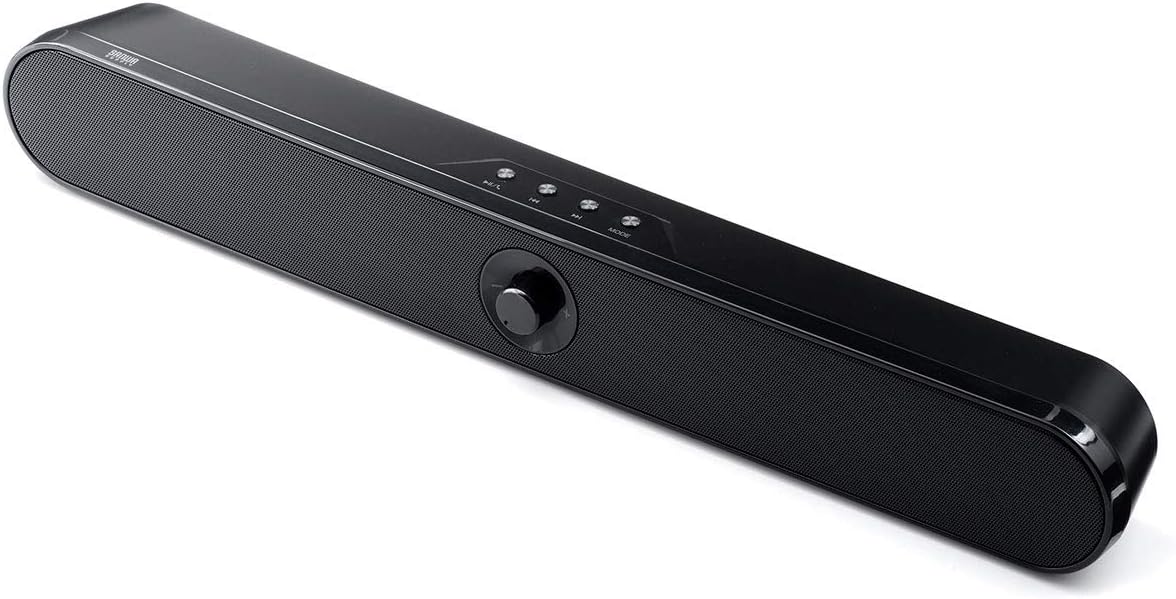サンワダイレクト 充電式Bluetooth音響サウンドバー 45cm 20W PCスピーカー