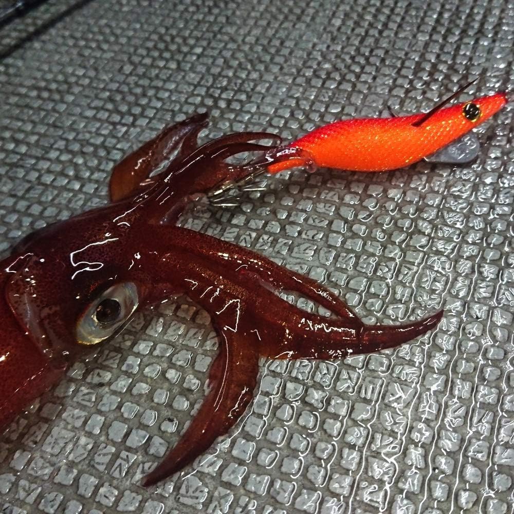 夜焚き用キーストン モンローエギ 2.5号 オレンジグローレッド