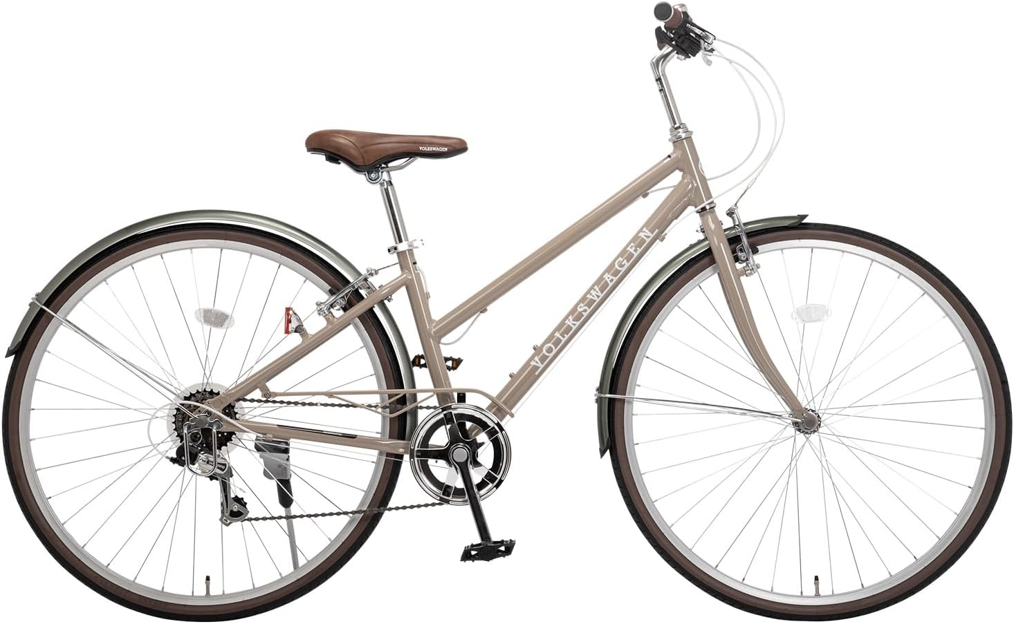 フォルクスワーゲン自転車 クロスバイク 700C シマノ6段変速 軽量アルミ 27インチ