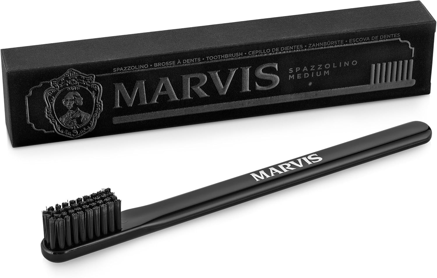 イタリア製コンパクトトゥースブラシ - MARVIS歯ブラシ (ふつう)