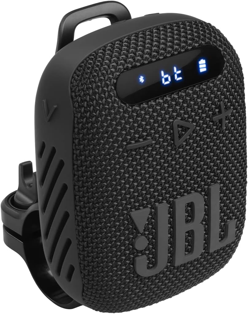 防水Bluetoothスピーカー JBL WIND3 - 自転車取付対応・ハンズフリー通話・IP67 ブラック
