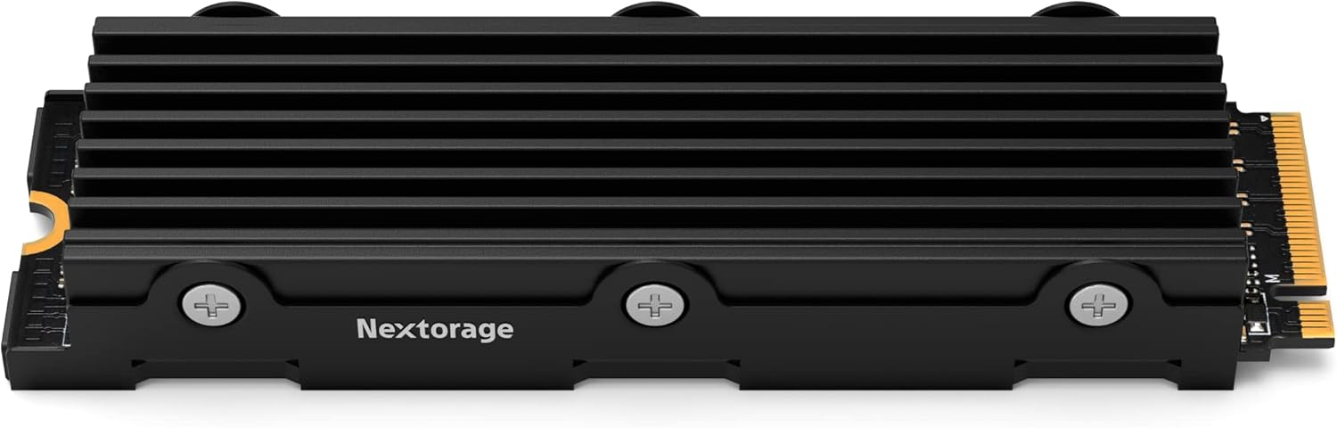 PS5対応 1TB NVMe内蔵SSD NEM-PAシリーズ ヒートシンク一体型 最高転送速度7,400MB/s
