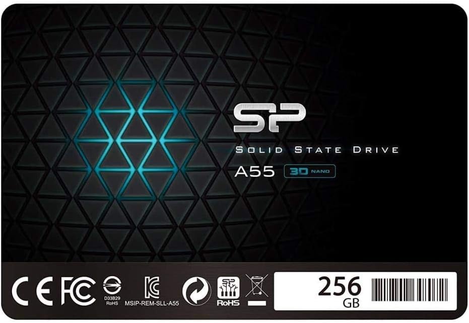 シリコンパワー SSD 256GB SATA3 2.5インチ PS4対応 3年保証 A55シリーズ