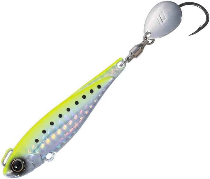 サワラ釣り用ブレードジグ ボンバースピン 60g シルバーケイムラ