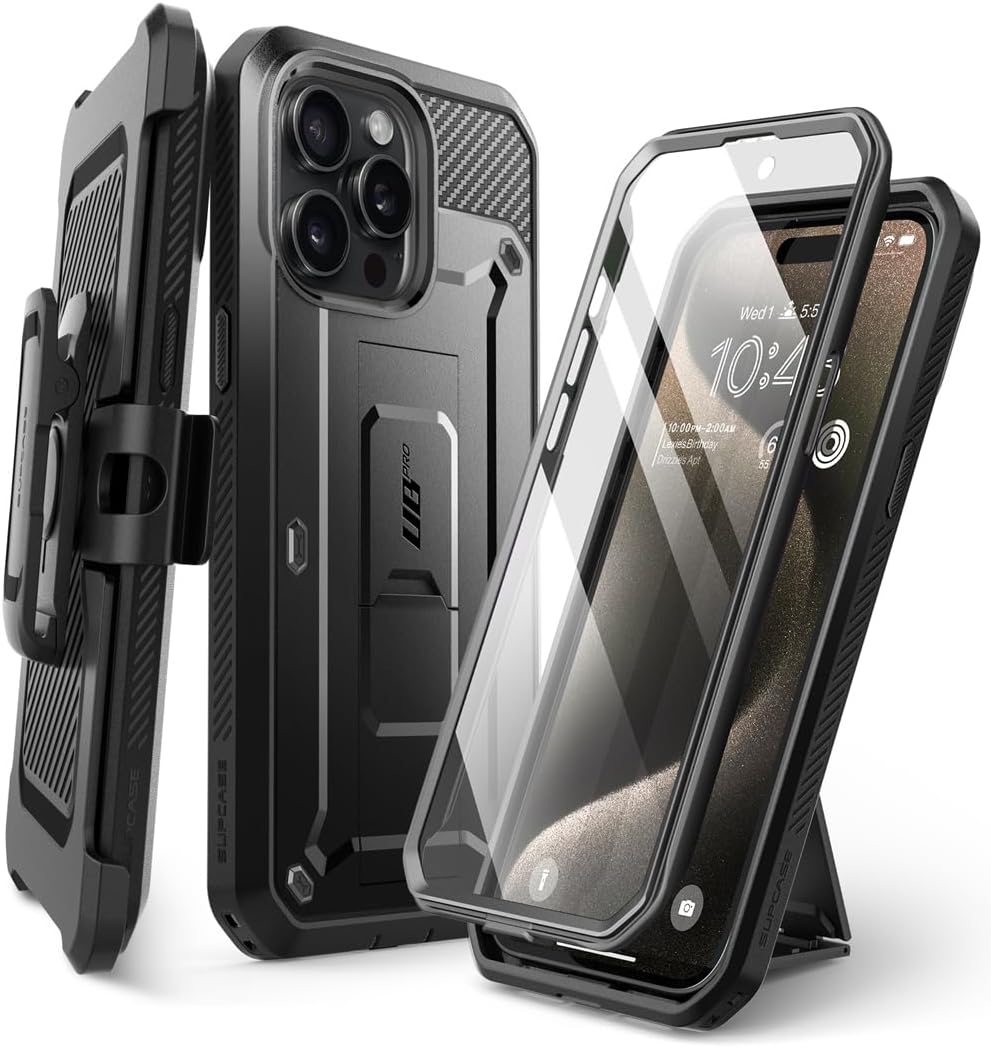 iPhone 15 Pro Max ケース（6.7インチ）全面保護・耐衝撃・スタンド機能付き 2023年版