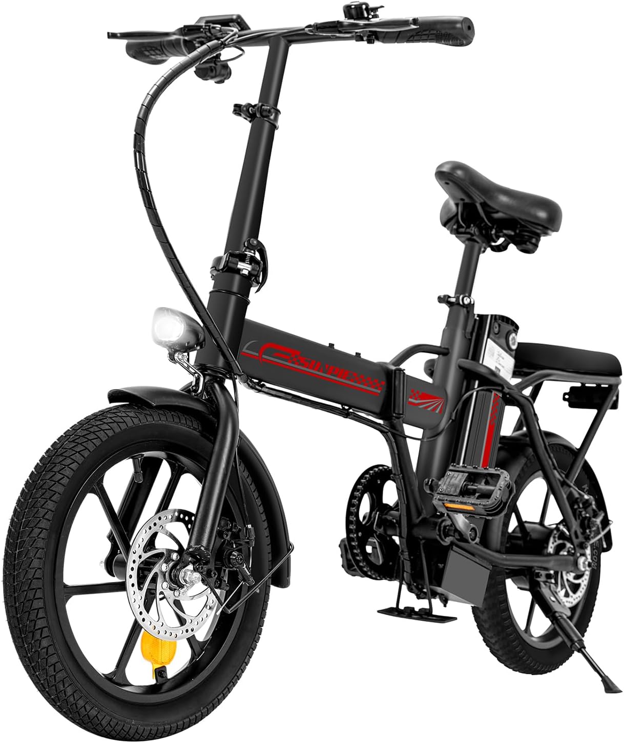 軽量耐震性折りたたみ自転車 - 坂登り25度・三段変速・防水・耐荷重120kg