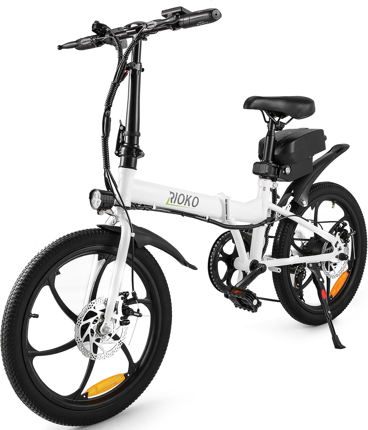 折りたたみ電動アシスト自転車 20インチ シマノ7段変速 350Wモーター 公道可 通勤通学防水対応