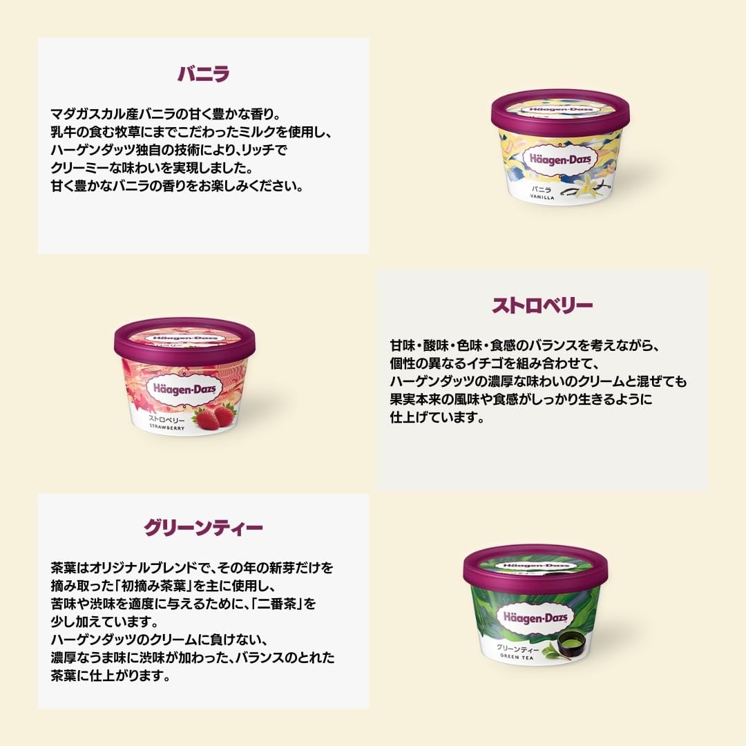 ハーゲンダッツ12種アイスクリームセット 保冷ボックス入り 内祝い・誕生日・父の日ギフト