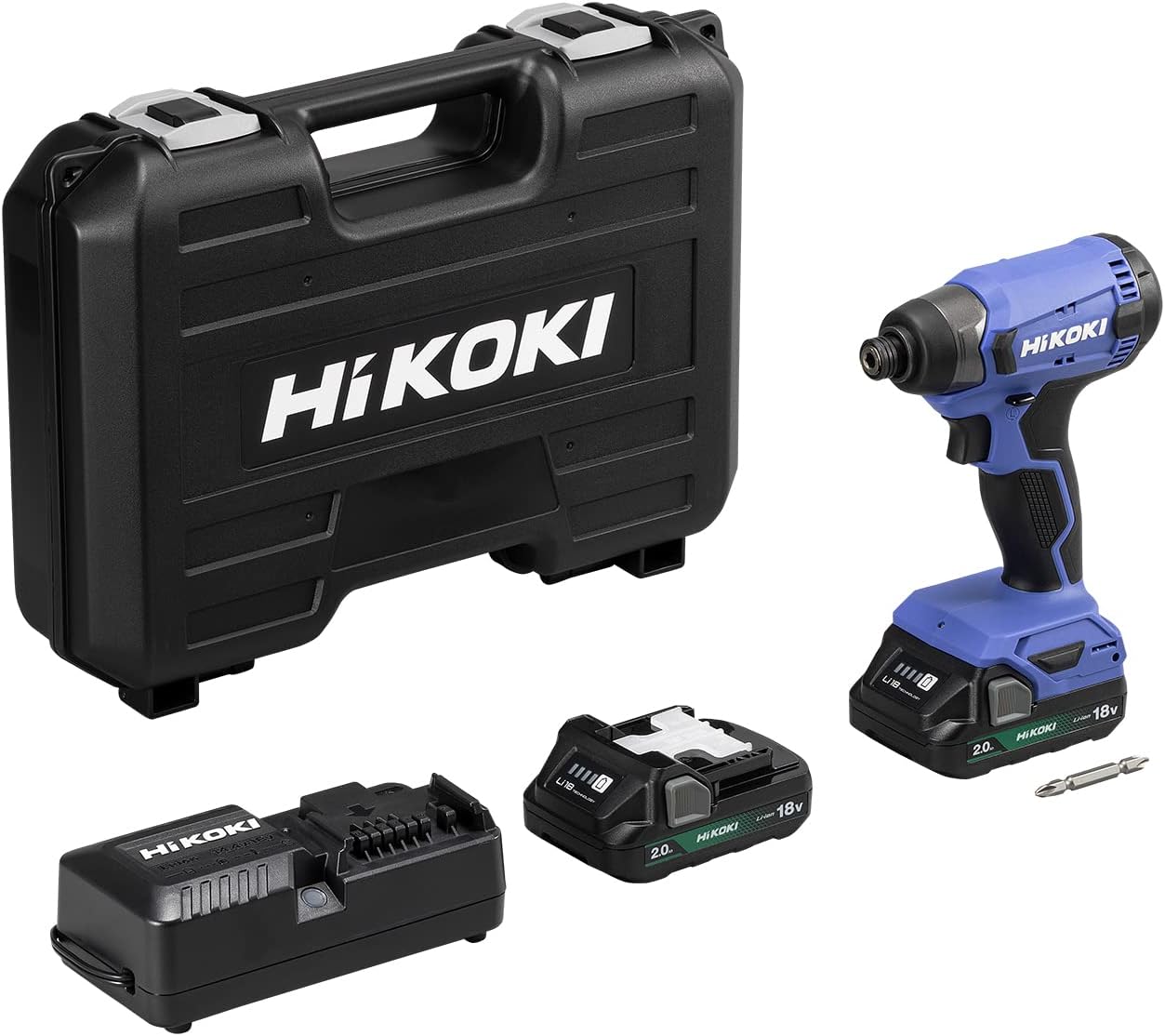 ハイコーキ 18V インパクトドライバー FWH18DA バッテリー2個・充電器・ケース付