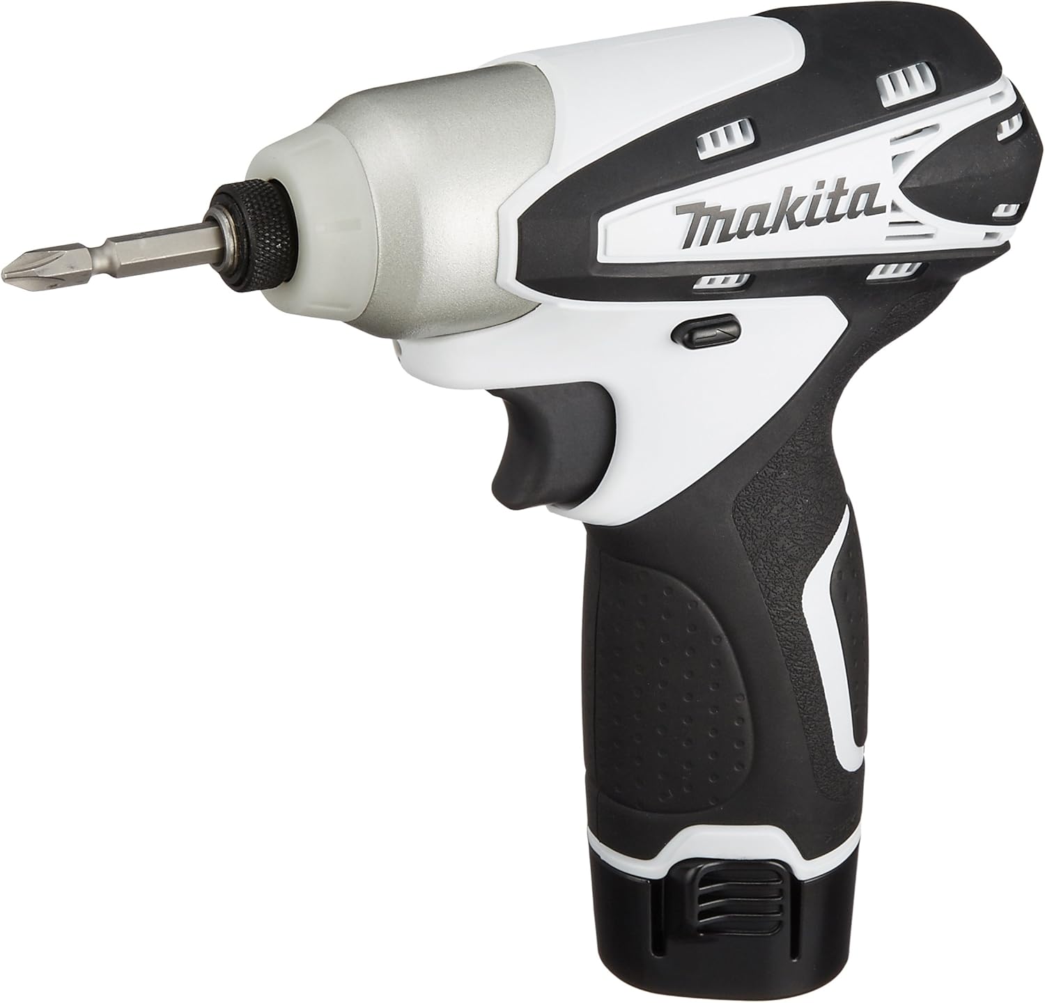 充電式インパクトドライバ 10.8V 小型 ホワイト 本体＆バッテリー1個付属