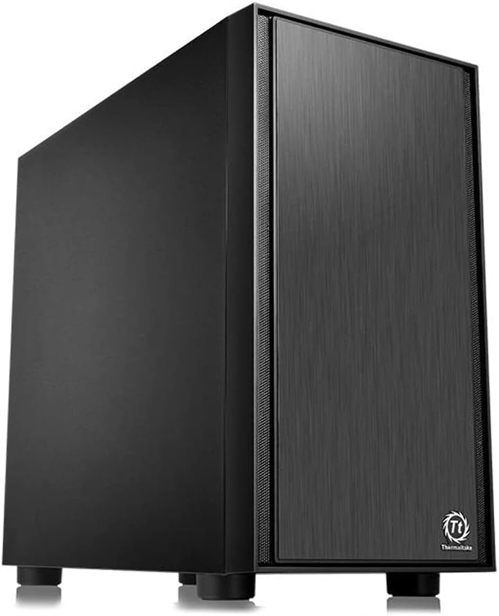 Thermaltake アルミニウム製 ブラック Versa H17 ミニタワーPCケース