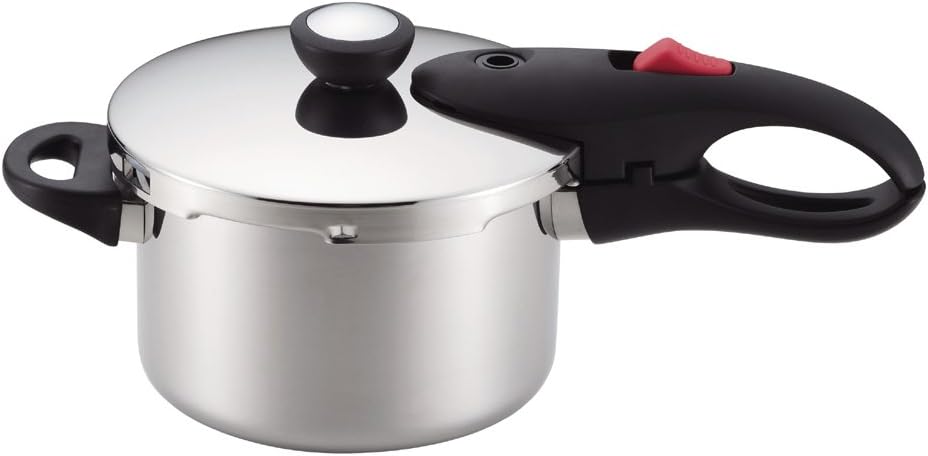 圧力鍋 3.0L IH対応 軽量 シルバー レシピ付