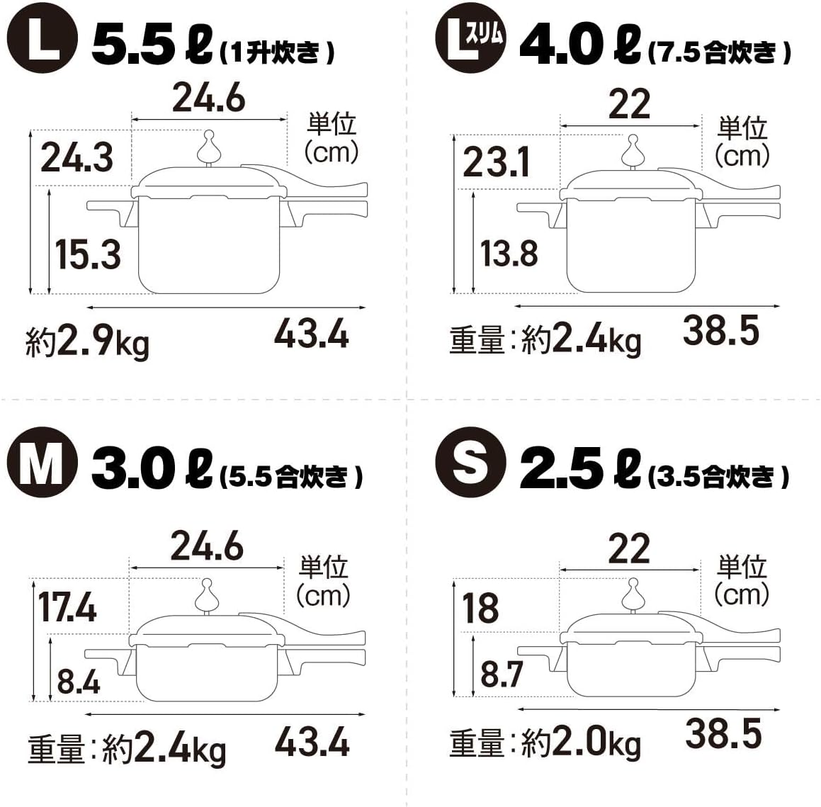 日本製 アサヒ軽金属 圧力鍋 5.5L ゼロ活力なべ レシピ付 IH・ガス対応