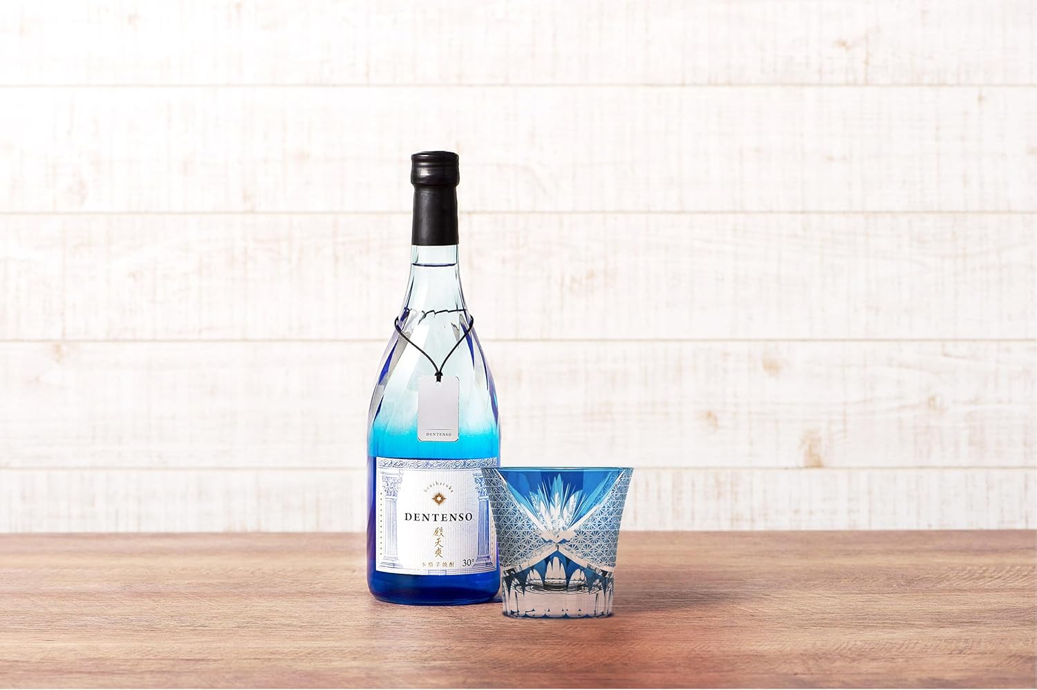 父の日ギフト 本格芋焼酎 殿天爽 DENTENSO 720ml 切子グラス・手提袋付