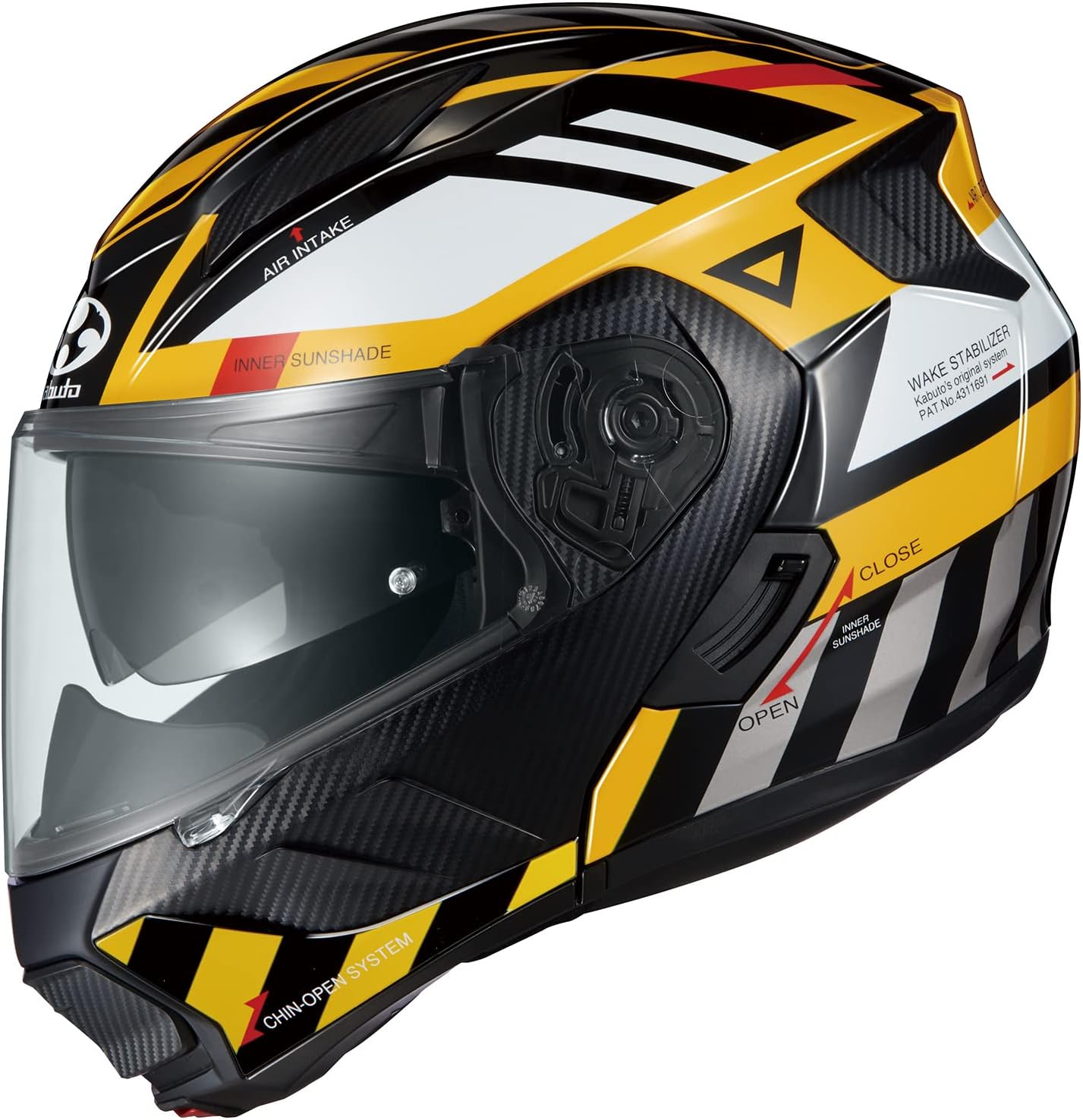 バイク用ヘルメット システムRYUKI アラート XL イエロー