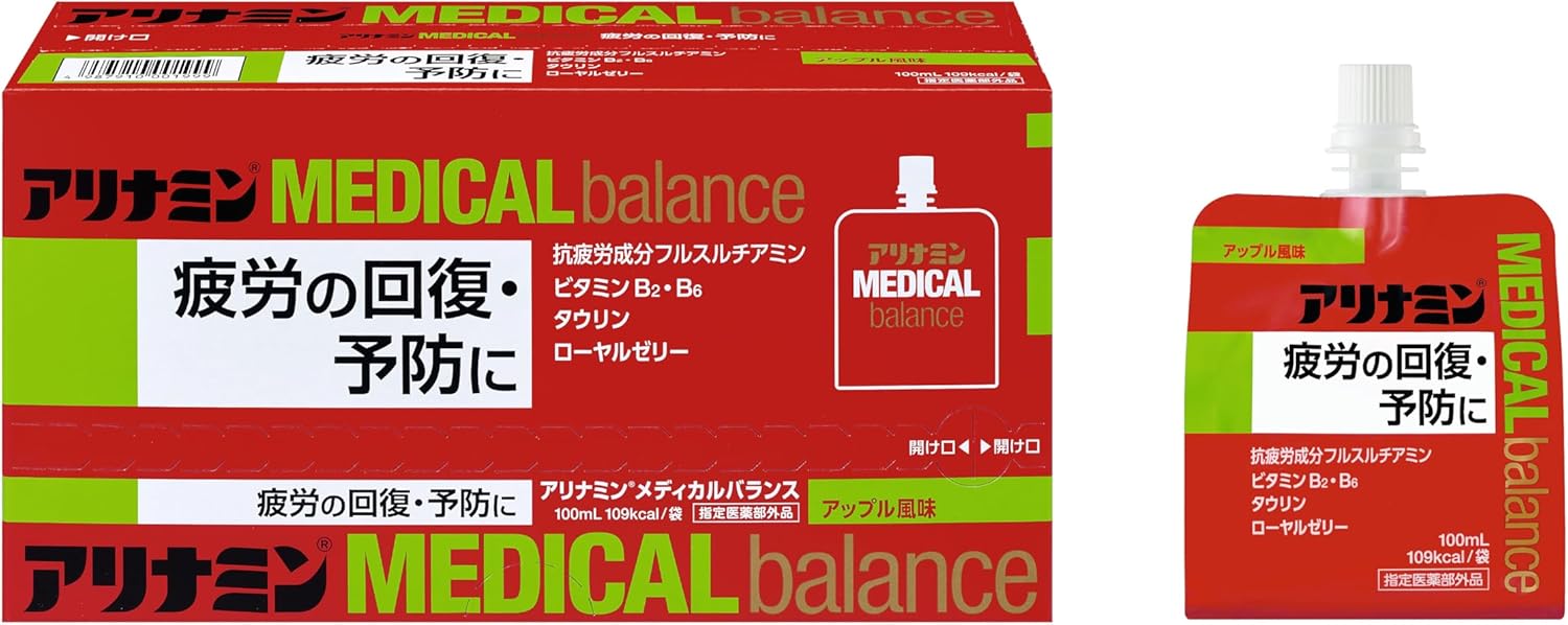 アリナミンメディカルバランス アップル風味 100mL 6本セット【指定医薬部外品】