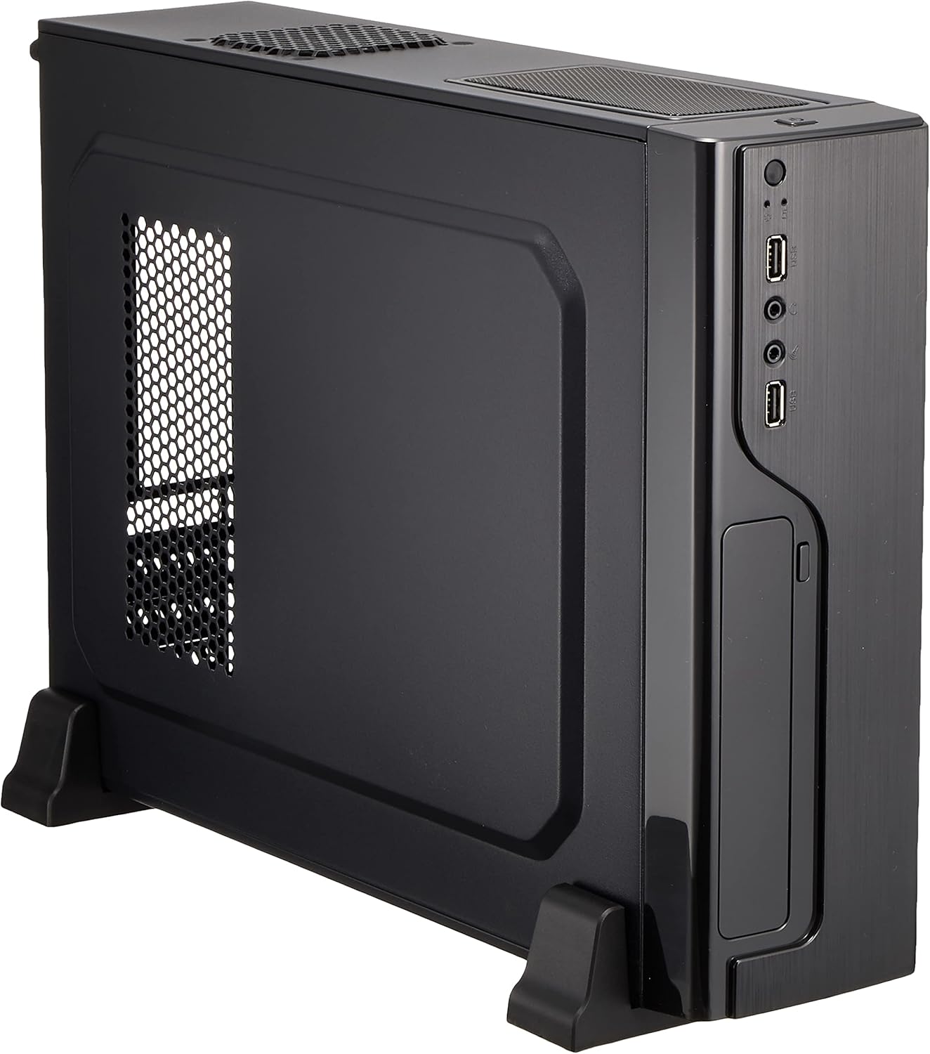 OTTER ブラック Micro-ATXスリムPCケース 300W SFX電源搭載