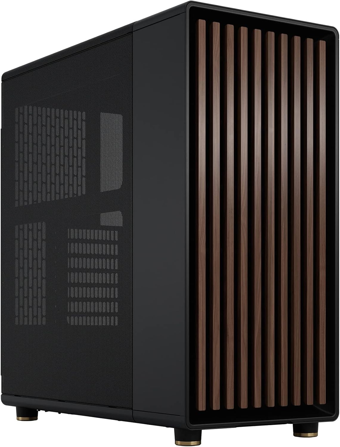 ナチュラルデザインのATX PCケース Fractal Design North チャコールブラック