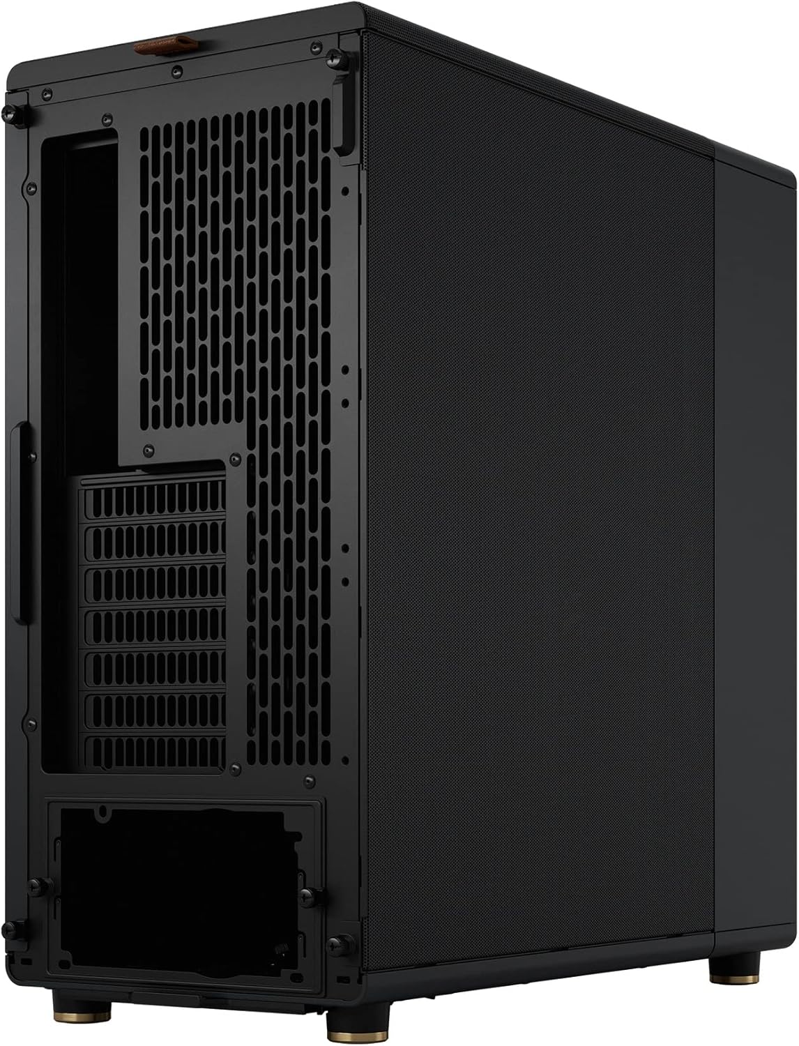 ナチュラルデザインのATX PCケース Fractal Design North チャコールブラック