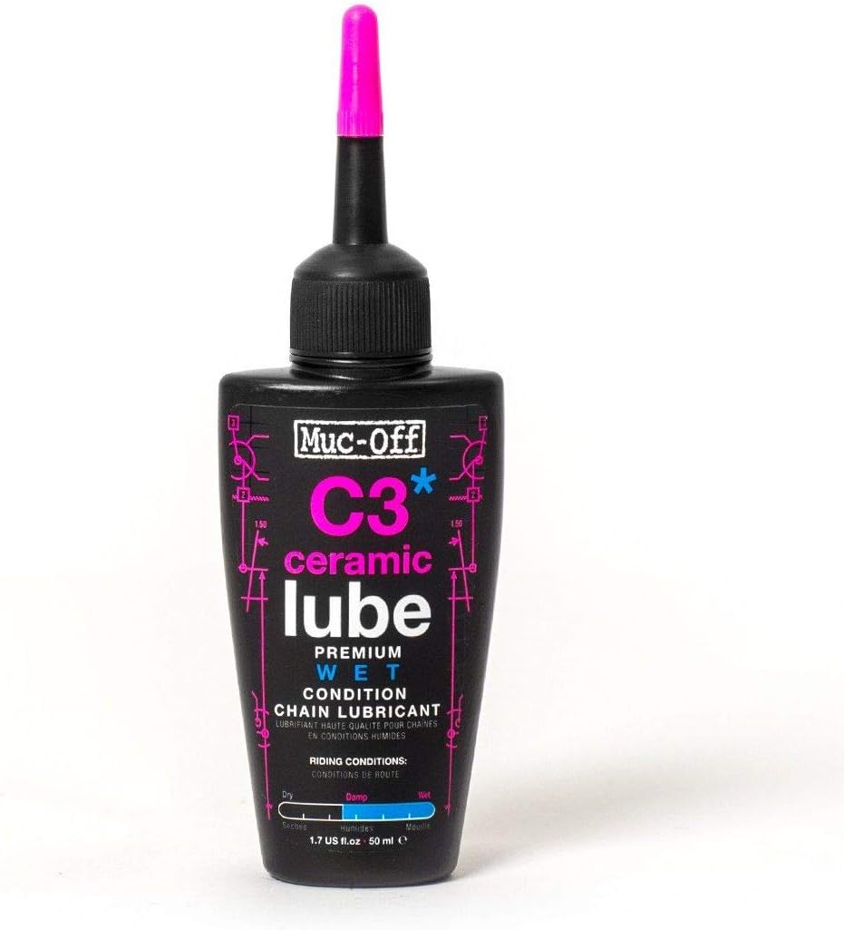Muc-Off 自転車用 C3 セラミックチェーンオイル ドライ/ウエット 50ml・120ml・300ml