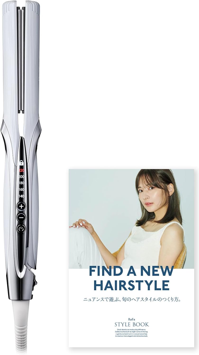 リファ ストレートアイロン プロ ホワイト ※ヘアアレンジガイドブック付き