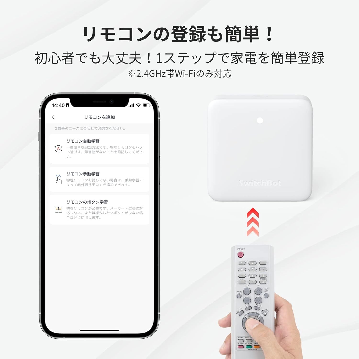 スマートホーム用 SwitchBot ハブミニ 赤外線リモコン Alexa・Google Home対応
