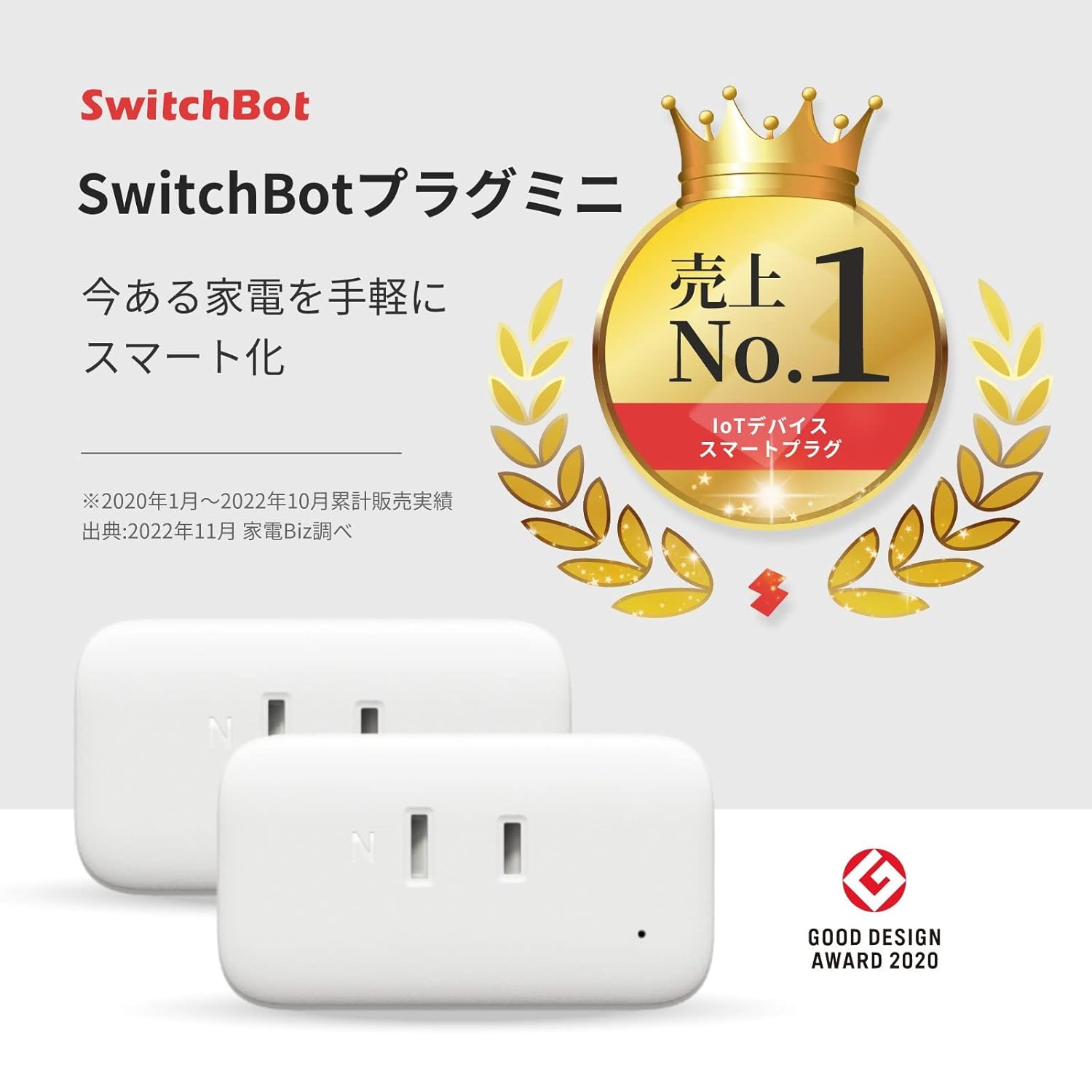 SwitchBot スマートプラグ ミニ 省エネ タイマー 遠隔操作 Alexa対応 2個セット