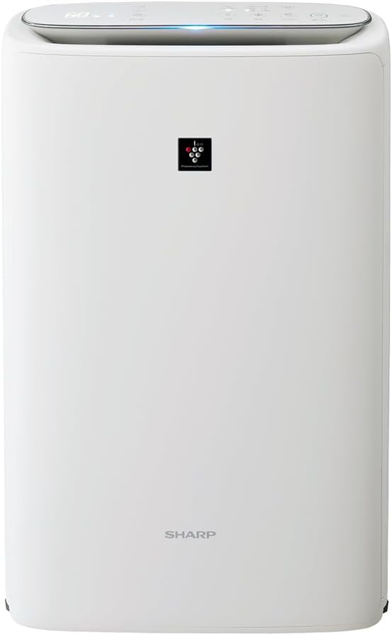 加湿空気清浄機 シャープ KI-SS50-W プラズマクラスター 25000 薄型 13畳用