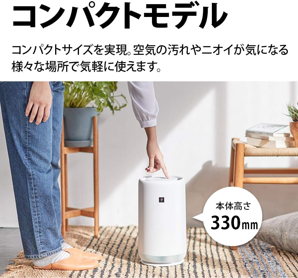 シャープ プラズマクラスター空気清浄機 FU-RC01-W 6畳用 花粉対策