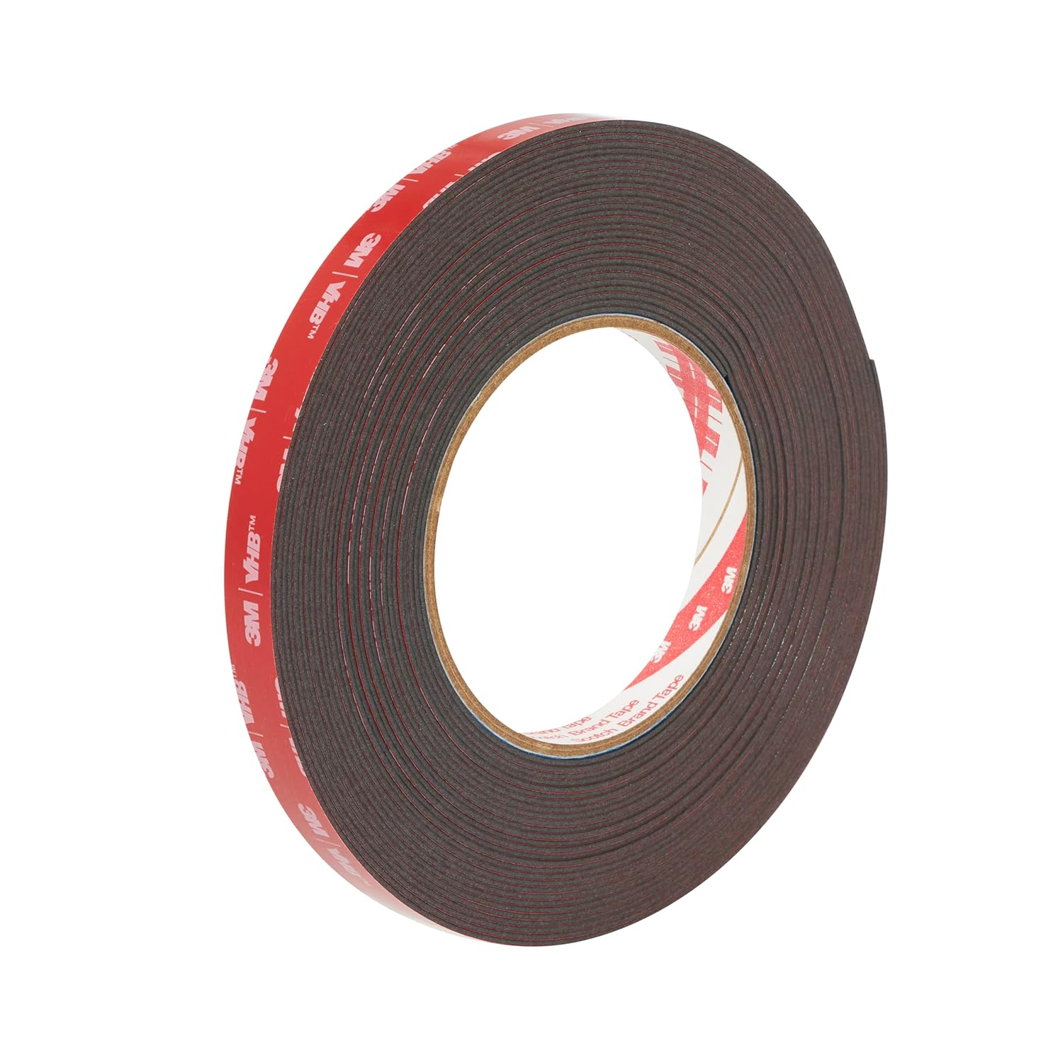 3M VHBテープ 粗面 5952 ブラック 幅12mm x 長さ10m 厚さ1.14mm