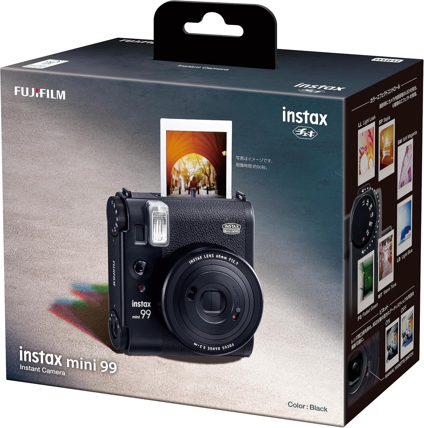 チェキ インスタントカメラ instax mini 99 ブラック