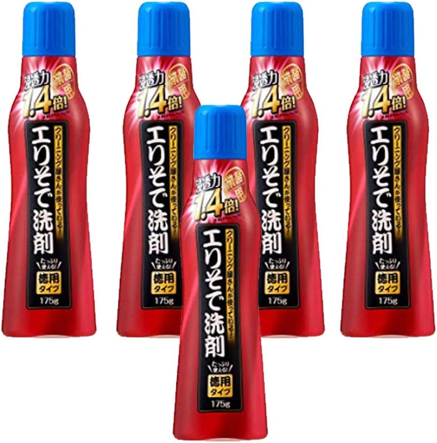 エリそで洗剤 浸透力1.4倍 お得な5個セット