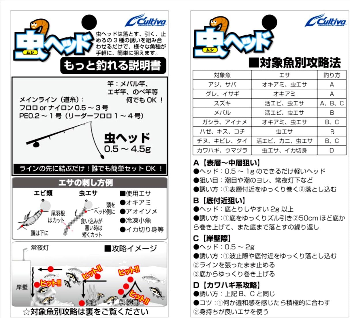 OWNER(オーナー) JH-89 虫ヘッド #6 3.0g 釣り用ルアー