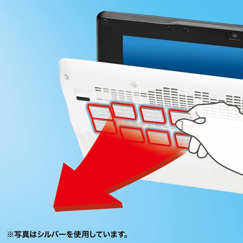 ノートパソコン冷却パッド 8枚入り ブルー
