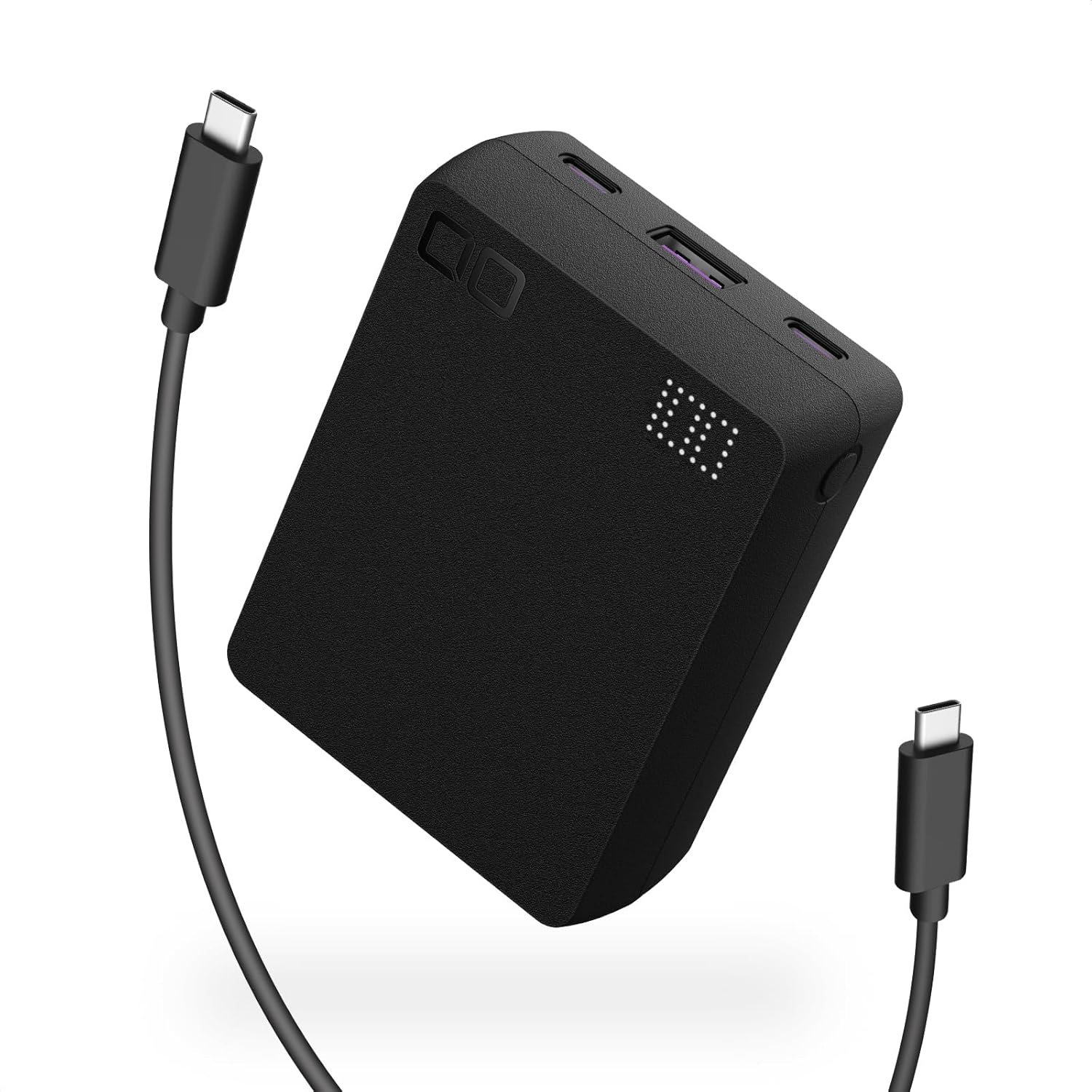 CIO 大容量20000mAh モバイルバッテリー PD 30W 急速充電 3ポート ブラック
