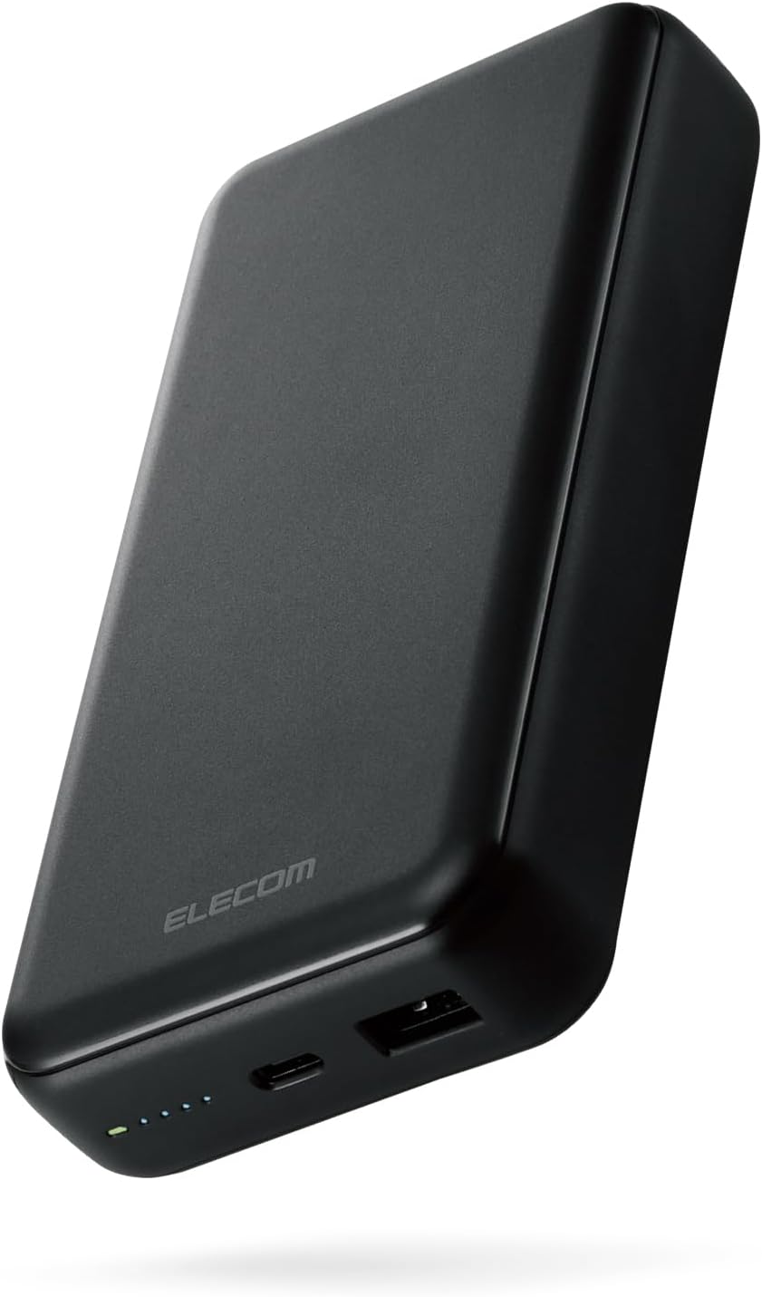 大容量20000mAh モバイルバッテリー USB-C・USB-A対応 ブラック