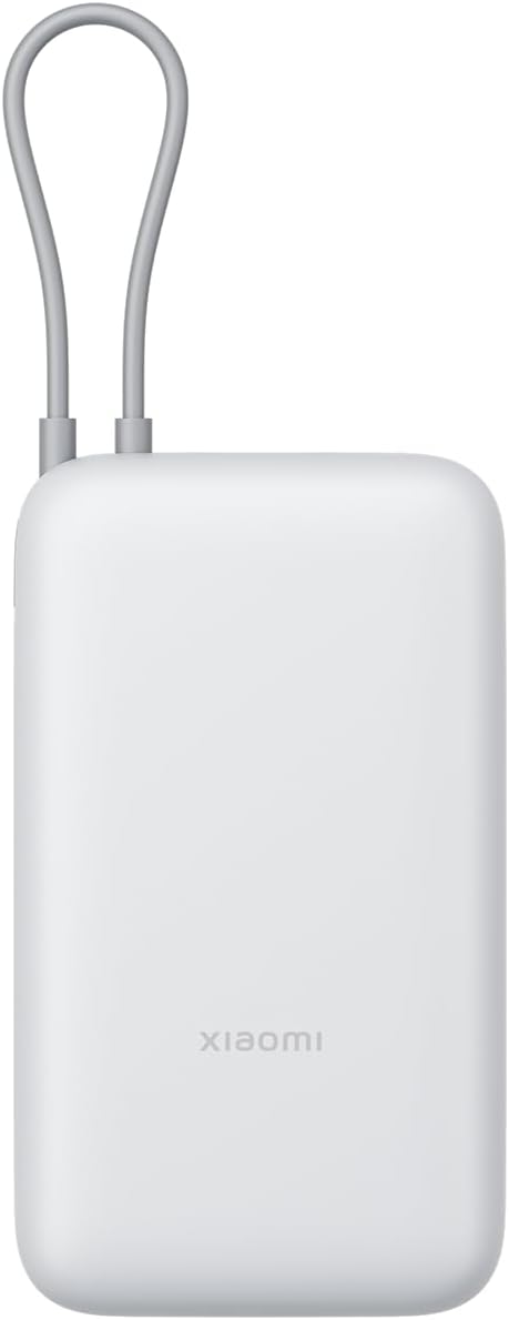 Xiaomi 22.5W モバイルバッテリー 20000mAh USB-C内蔵 大容量 小型 PSE適合 3台同時充電 旅行・キャンプ向け